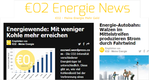 €O2 Meine Energie News Web Zeitung